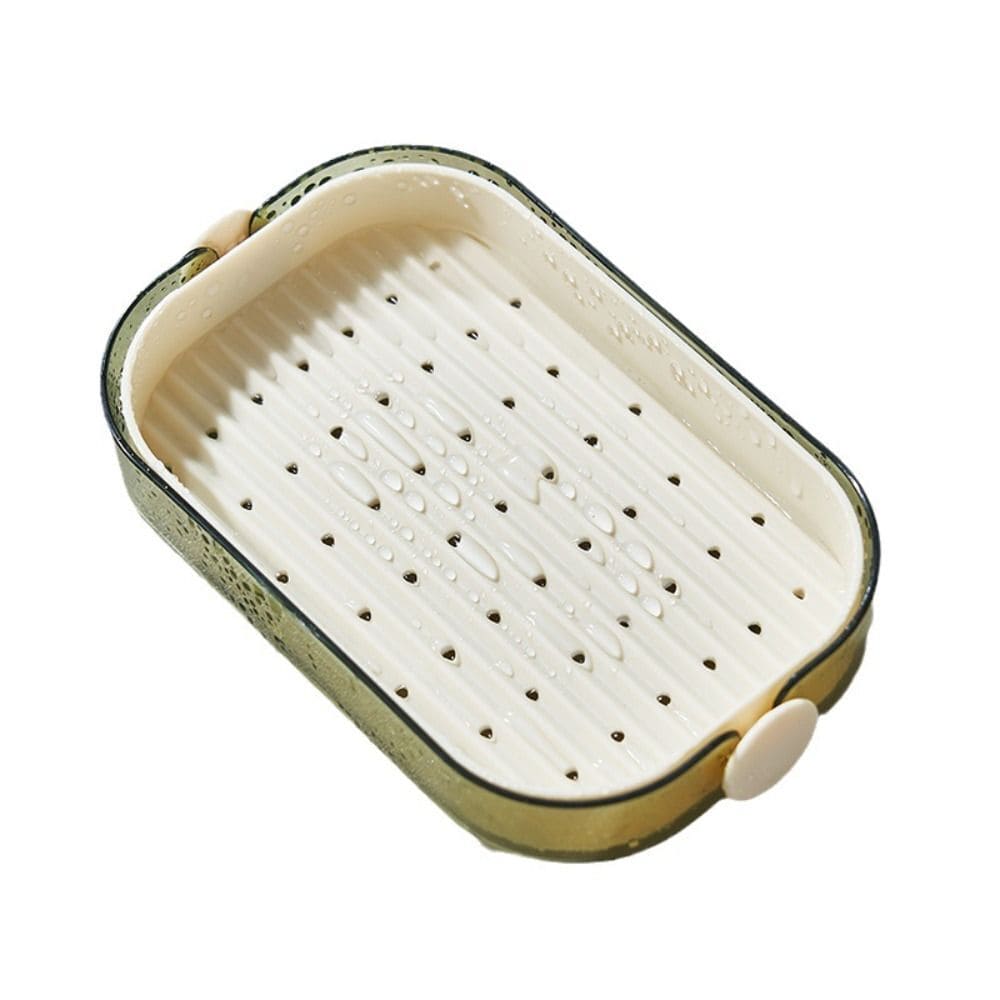Split Type Soap Dish, Double Layer Soap Dish, Bathroom Kitchen Sink Organizer, Water Draining Soap Double Latte Dish Split Type Soap Dish, Double Layer Soap Dish, Bathroom Kitchen Sink Organizer, Water Draining Soap Double Latte Dish